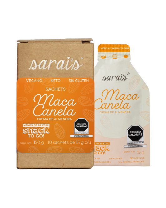 Caja de Sachets Maca Canela 15 g