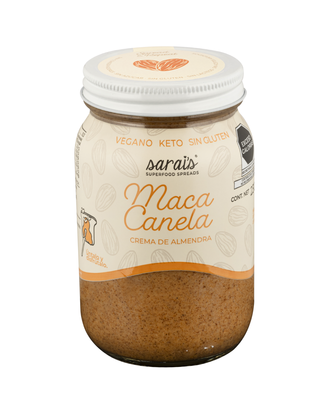 Crema de Almendra Maca y Canela
