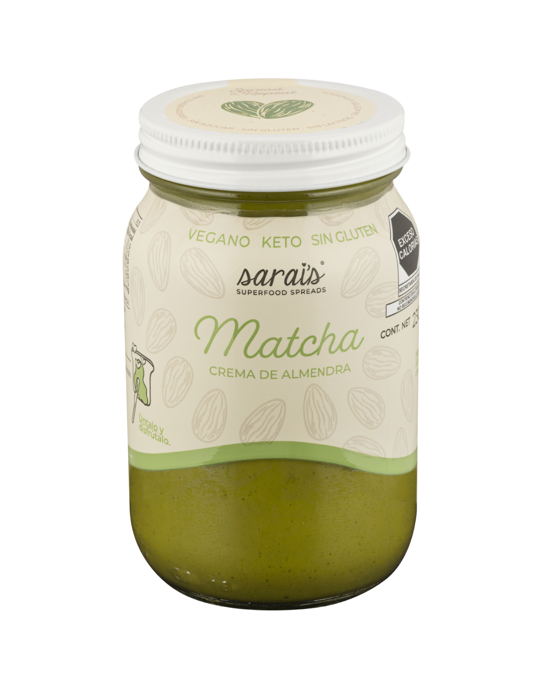 Crema de Almendra con Matcha