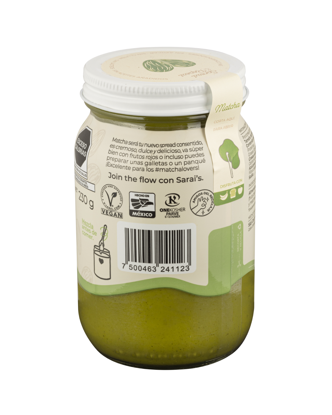 Crema de Almendra con Matcha