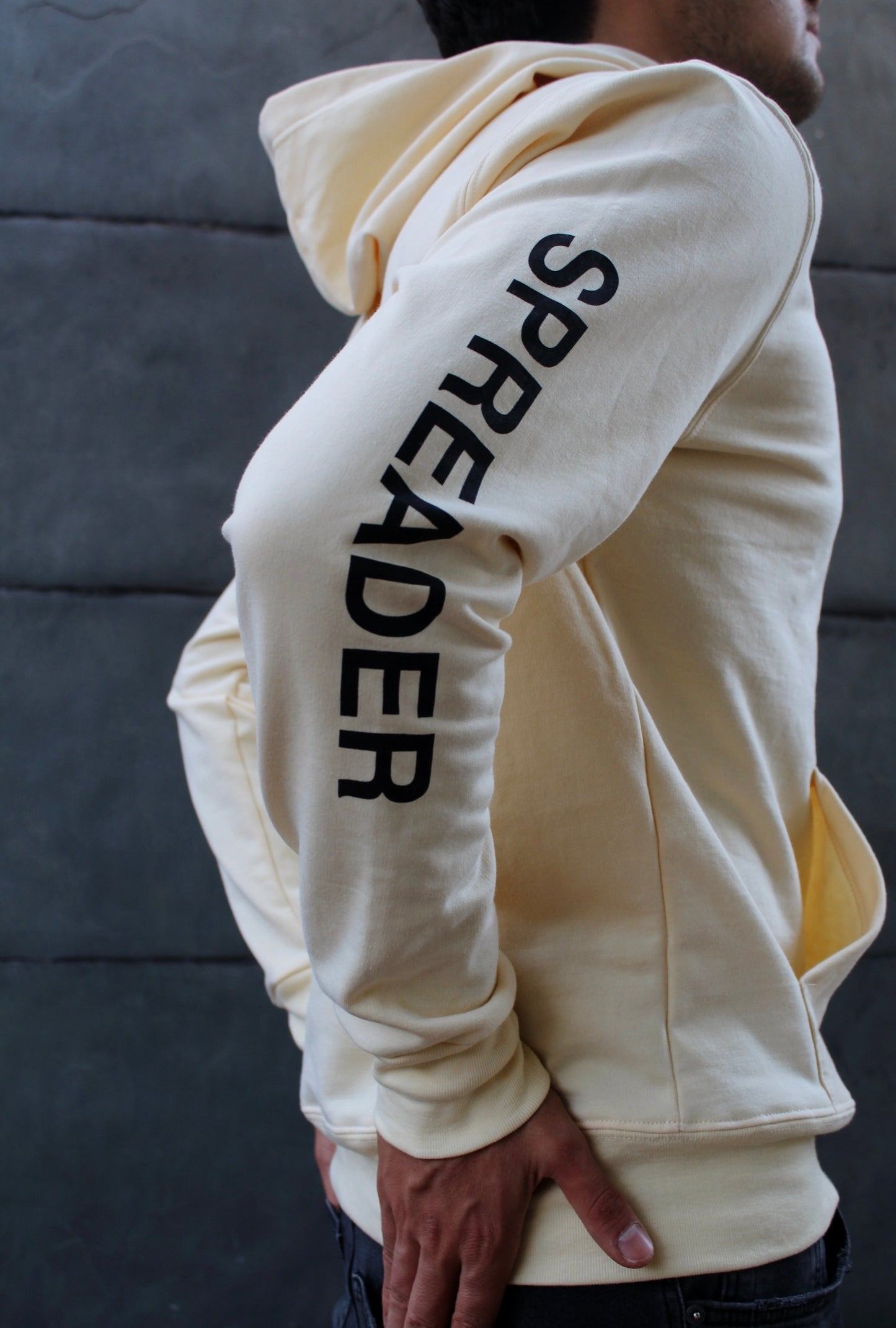 Estampado spreader en sudadera unisex