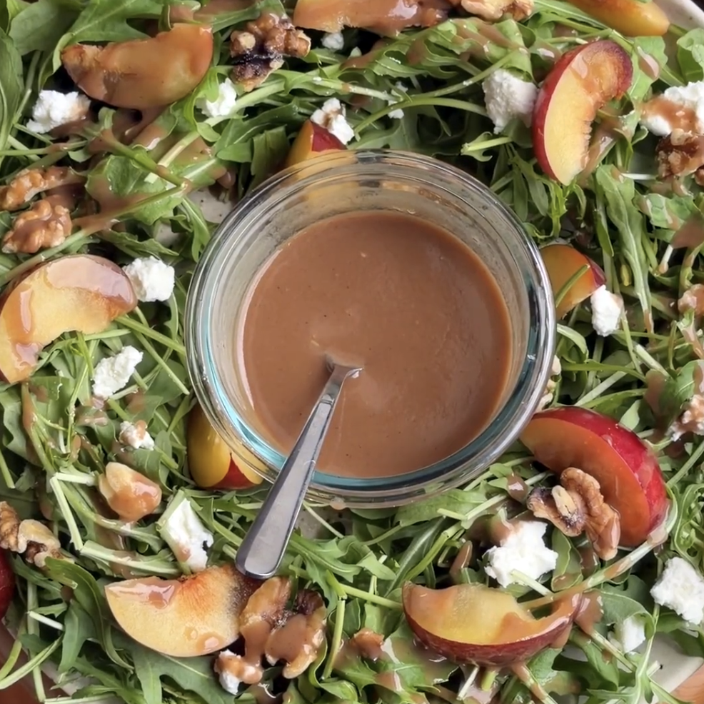 Ensalada de Ciruela con Trufa Miel