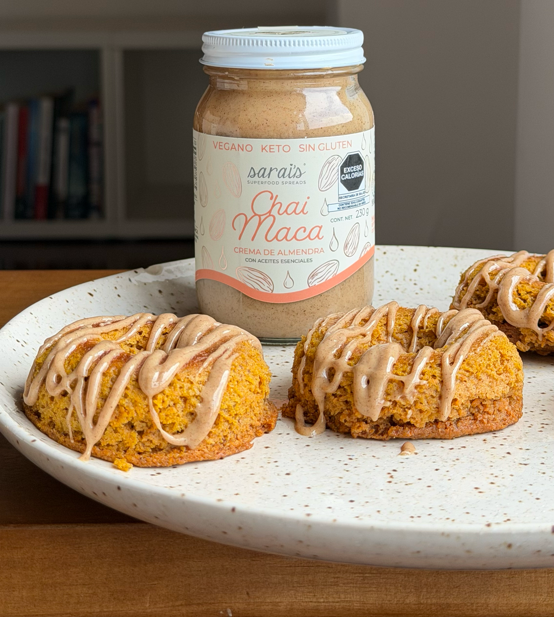 Donas de Zanahoria con Chai Maca