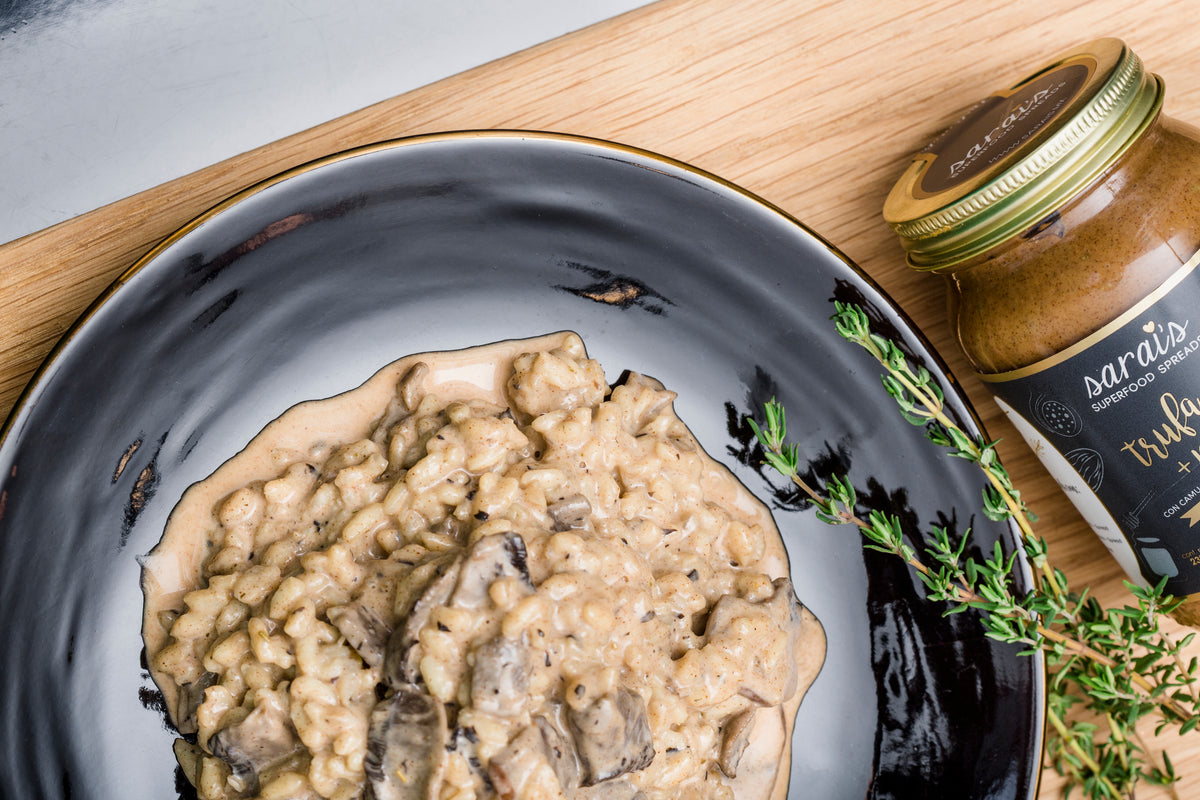 Risotto de Hongos con Trufa by Sarai´s Superfood Spread