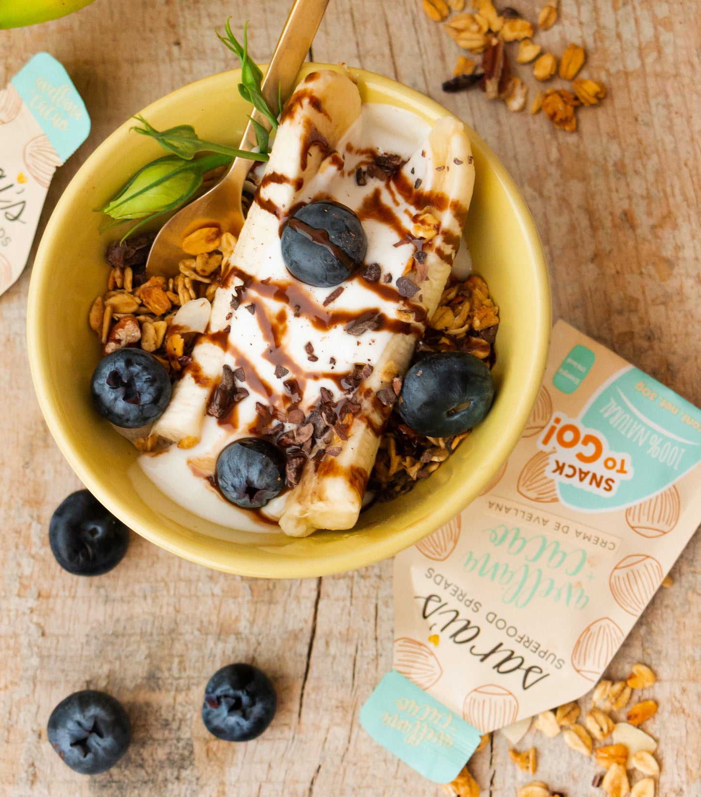 Sachet Crema de avelllana con cacao 30g
