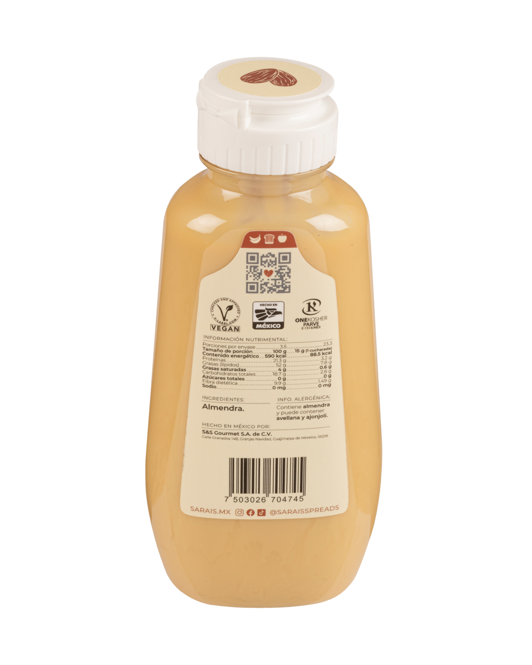 Mamila Crema de Almendra 350g