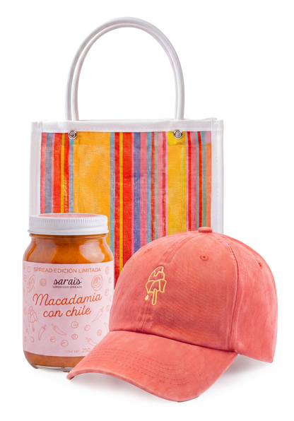 Kit Macadamia con Chile + Gorra 10 años