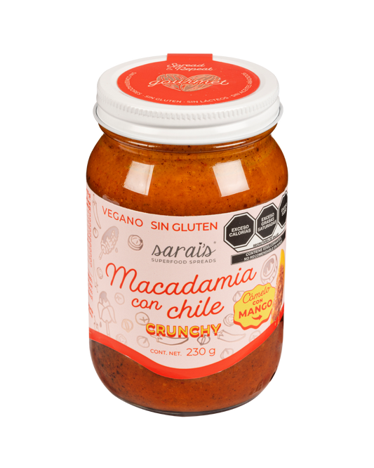Crema de Macadamia con Chile 230 g