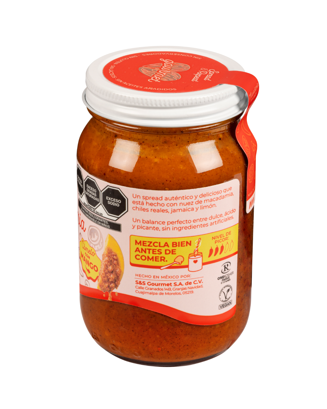 Crema de Macadamia con Chile 230 g