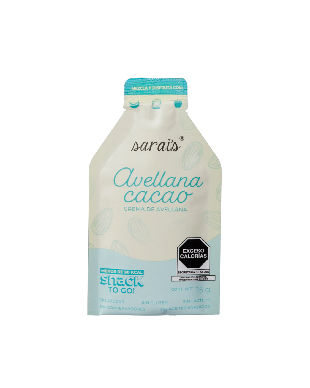 Caja de Sachets Avellana Cacao (10 sobres de 15 g)