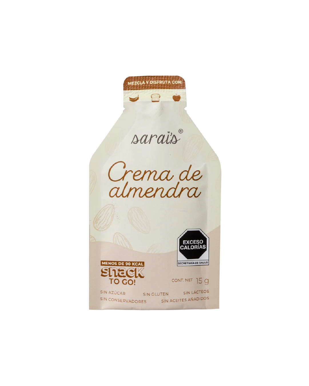 Caja de Sachets Almendra (10 sobres de 15 g)
