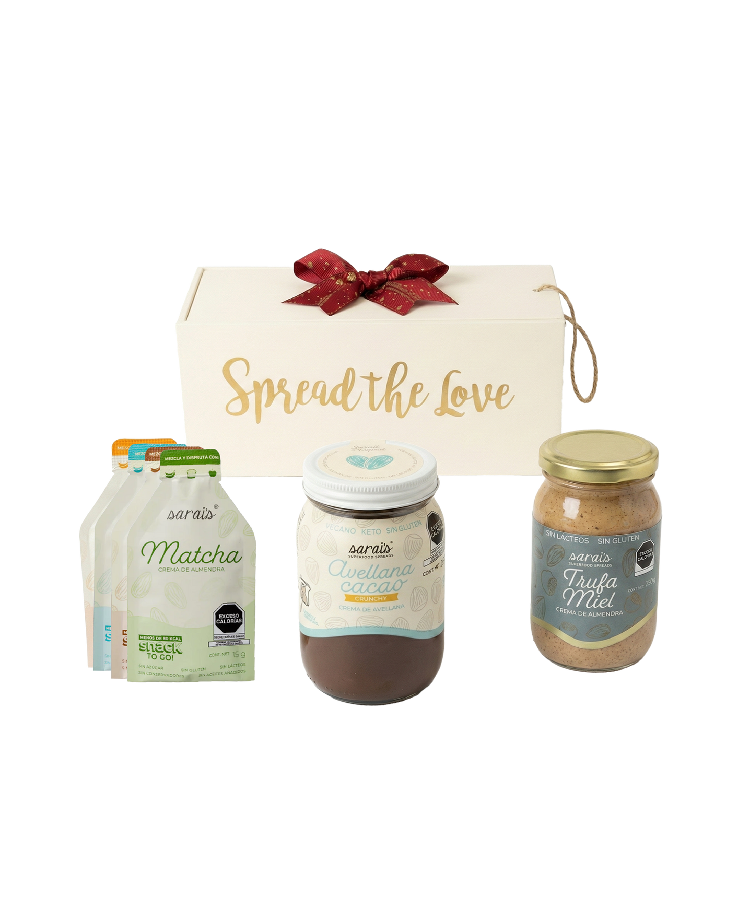 Kit Navideño – Trufa Miel + Avellana Cacao Crunchy + Mix Sachets
