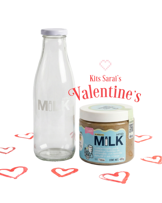 Kit Valentine's – Sarai's Milk + Botella