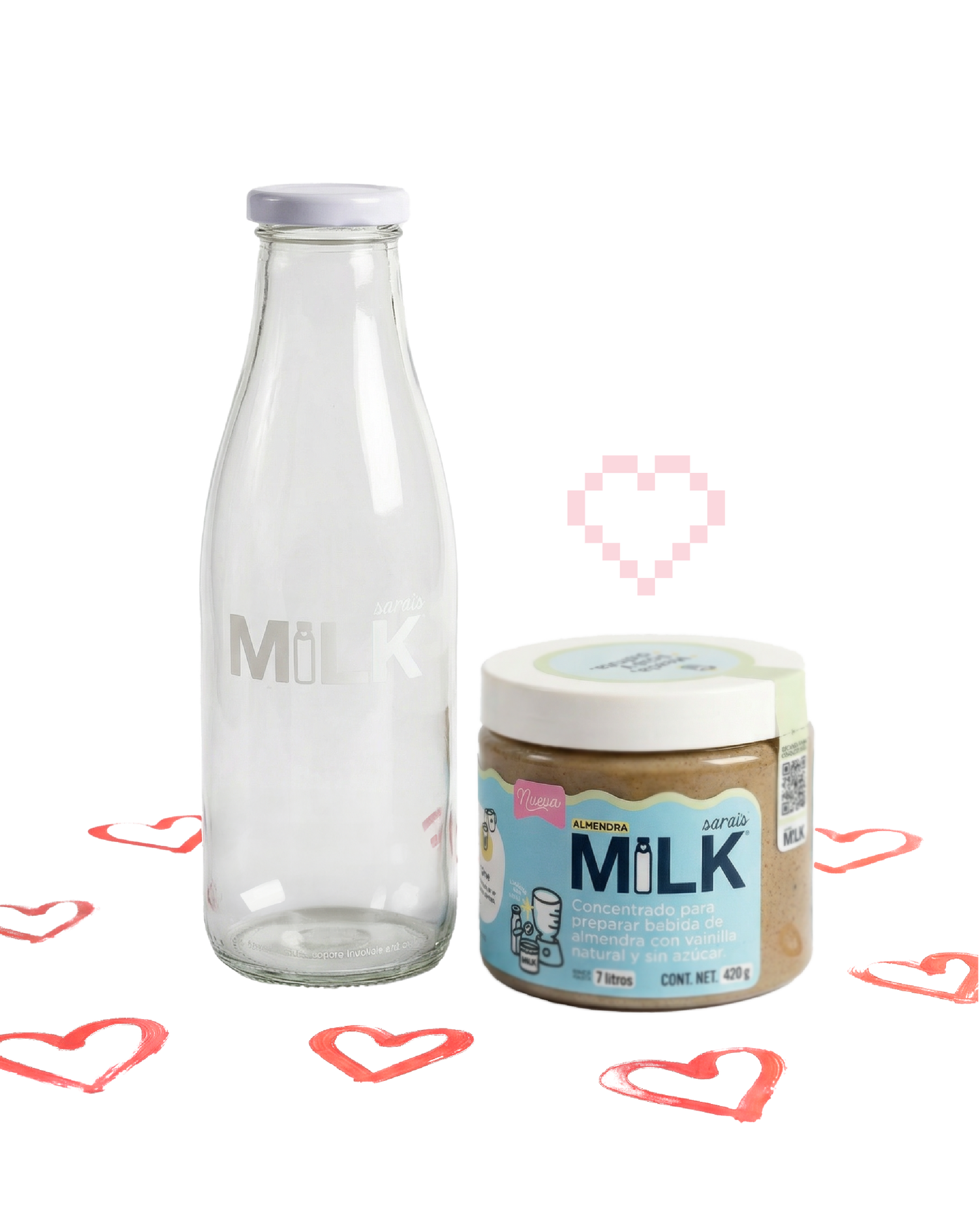 Kit Valentine's – Sarai's Milk + Botella