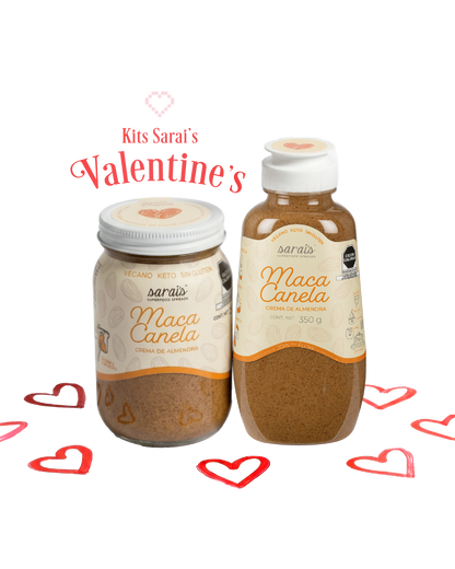 Kit Valentine's – Frasco + Mamila 350 g Maca Canela