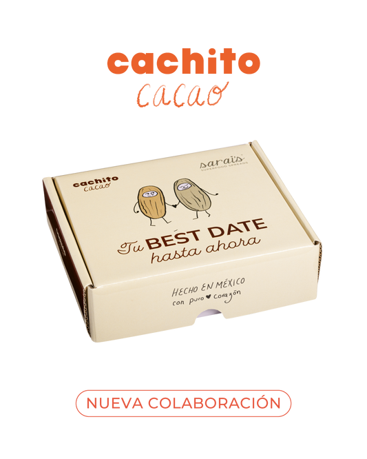 Dátiles con chocolate rellenos de Sarai's