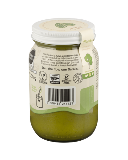 Crema de Almendra con Matcha