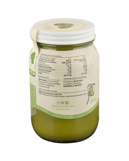 Crema de Almendra con Matcha