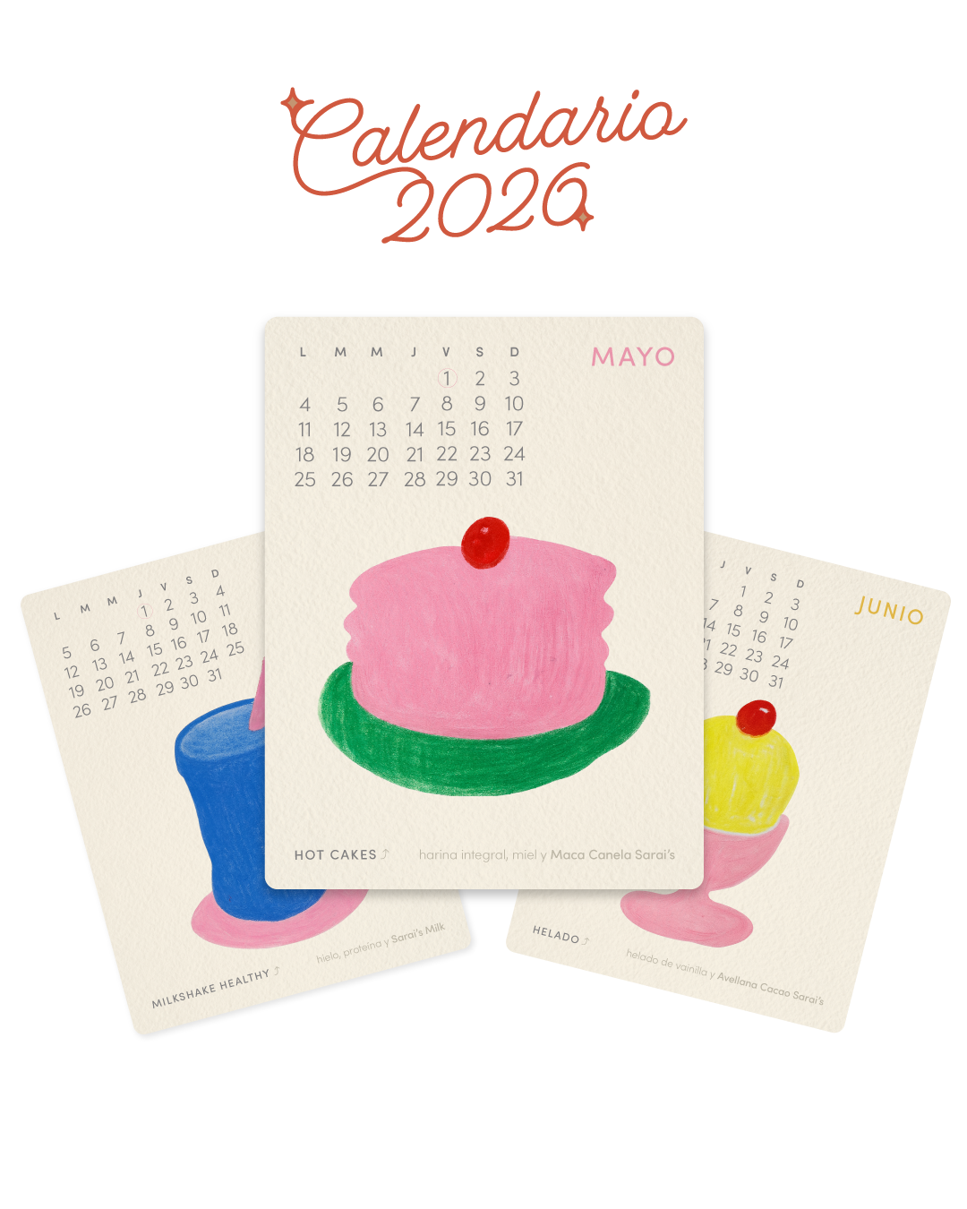 Calendario Sarai's 2026