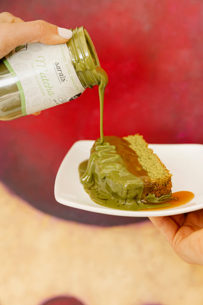 Crema de Almendra con Matcha