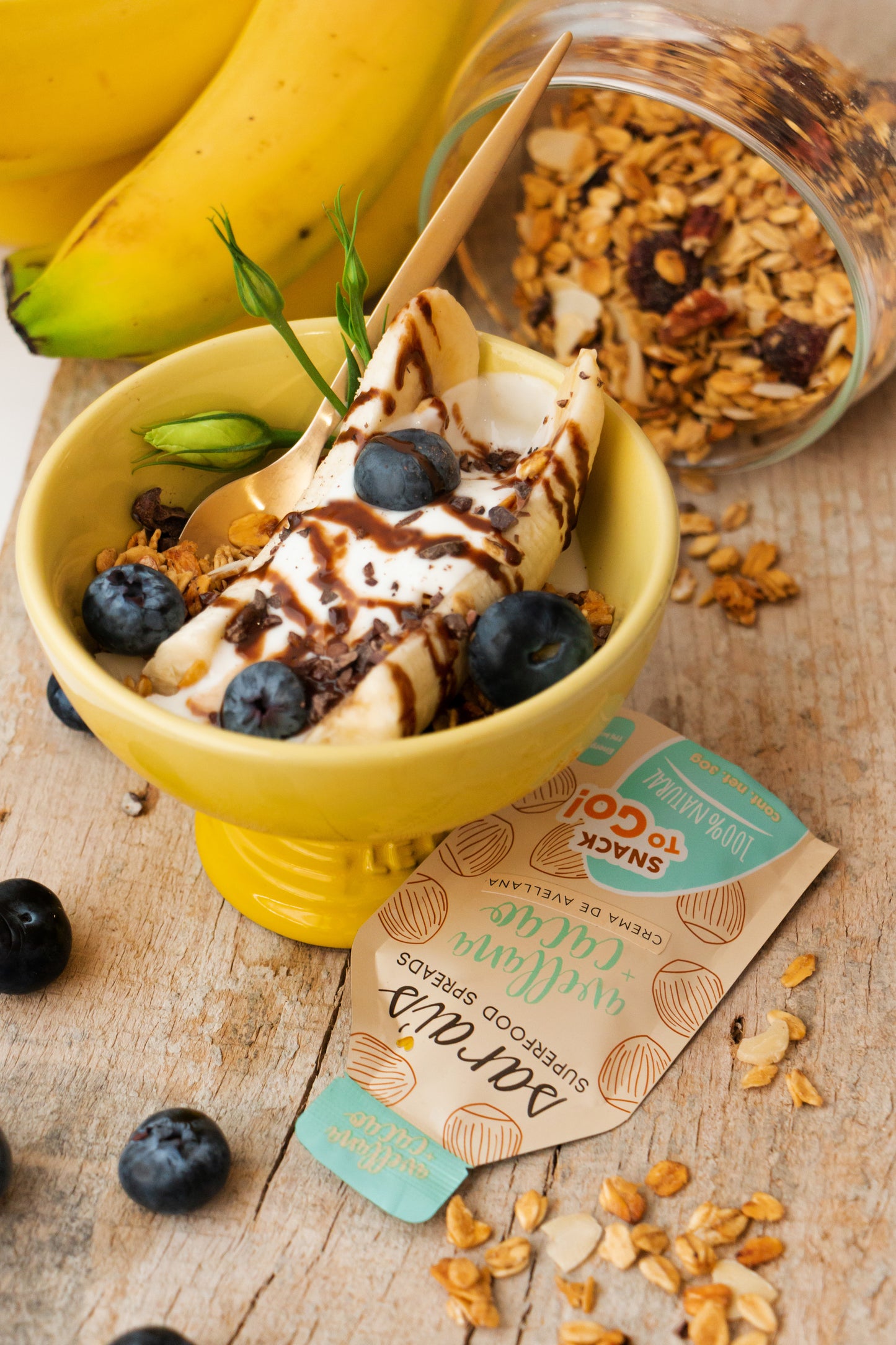 Sachets de crema de avellana con cacao - Sarai's Superfood Spreads